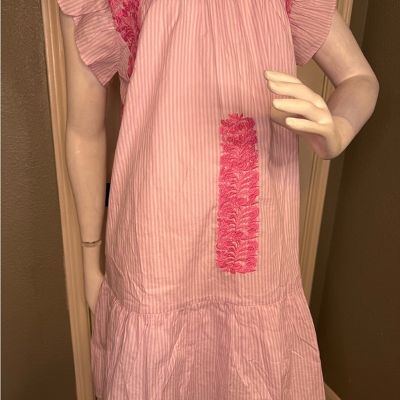 J Marie embroidered Carmel Top size L Retail $118.  #128 - Picture 4 of 12